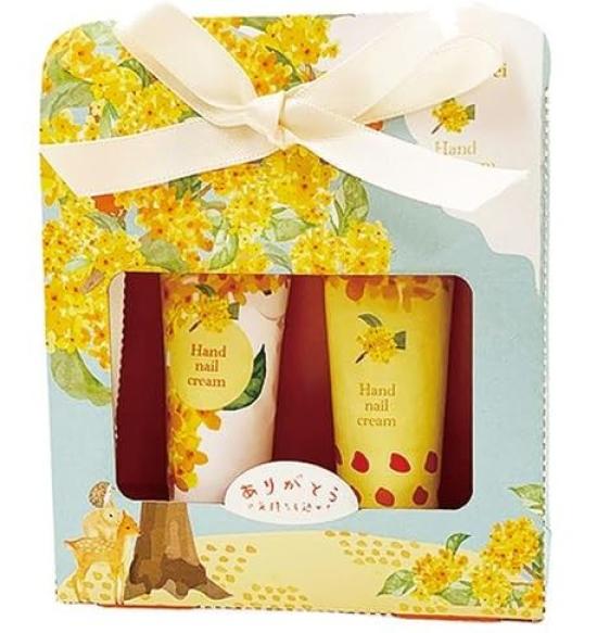 Affordable Hand a Popular Gift for Mini Size Leaf with a Message Card for Expressing (Styleneo) Cream, Women. (Osmanthus A) Gratitude.