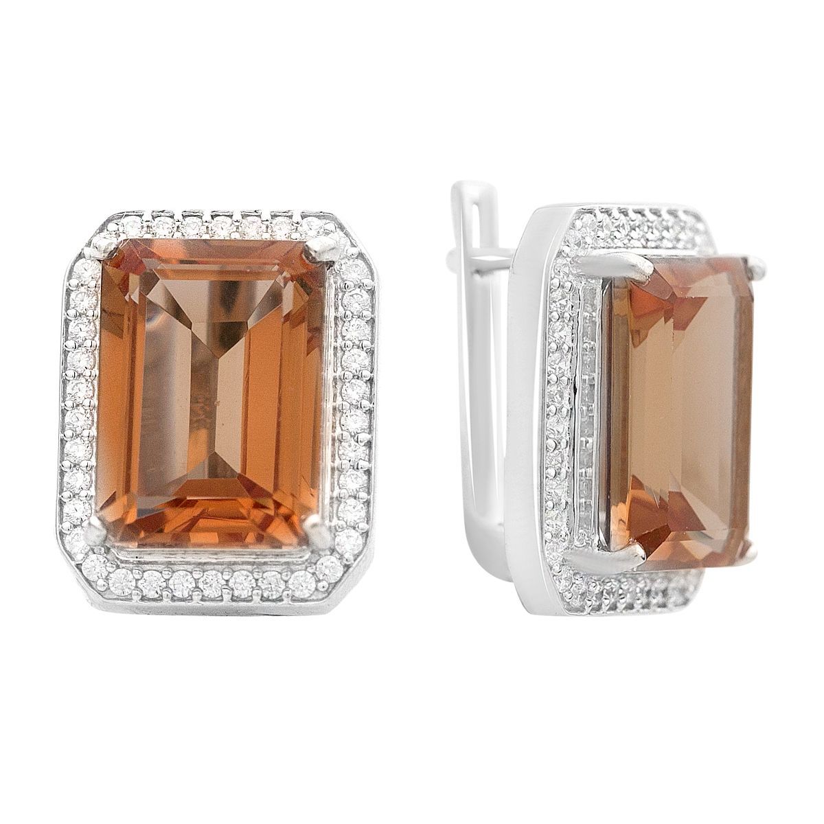 

Срібні сережки з аметистом і султанітом 15.722ct (2163893) різнокольорові кольору