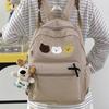 Bear Pattern Large Capacity Student Schoolbag Women's Backpack