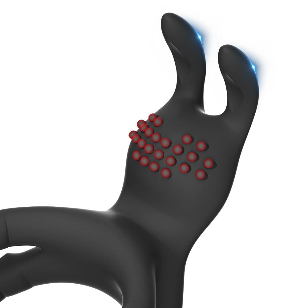 Cockringe Silikon Hodenstrecker Verzögerung Ejakulation TPE Penisring für Männer Sexspielzeug Verstellbarer Samen-Sperrring SM Penishülle