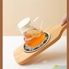 4Pcs Boho Style Pot Holders Round Heat Insulating Trivets Heat Resistant Mats  Dining Table