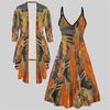 3D  Printed  Set Dress Coat , Eccentric Classical Totem Fashion Print,suitable for Various Scene Fashion Styles