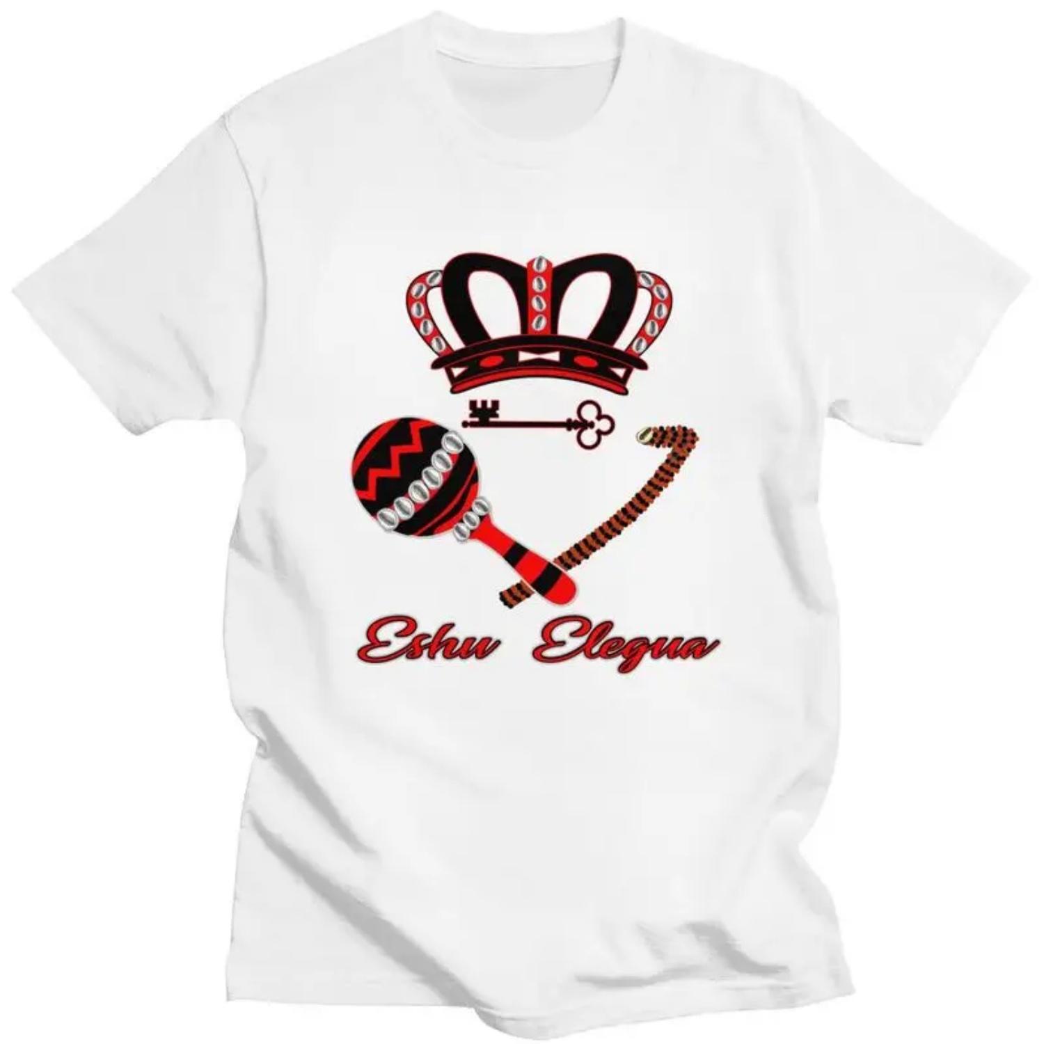 

Custom Male Eshu Elegua T Shirts Short Sleeves Cotton Tshirt Classic T-shirt Leisure Tees Slim Fit Clothes S чёрный
