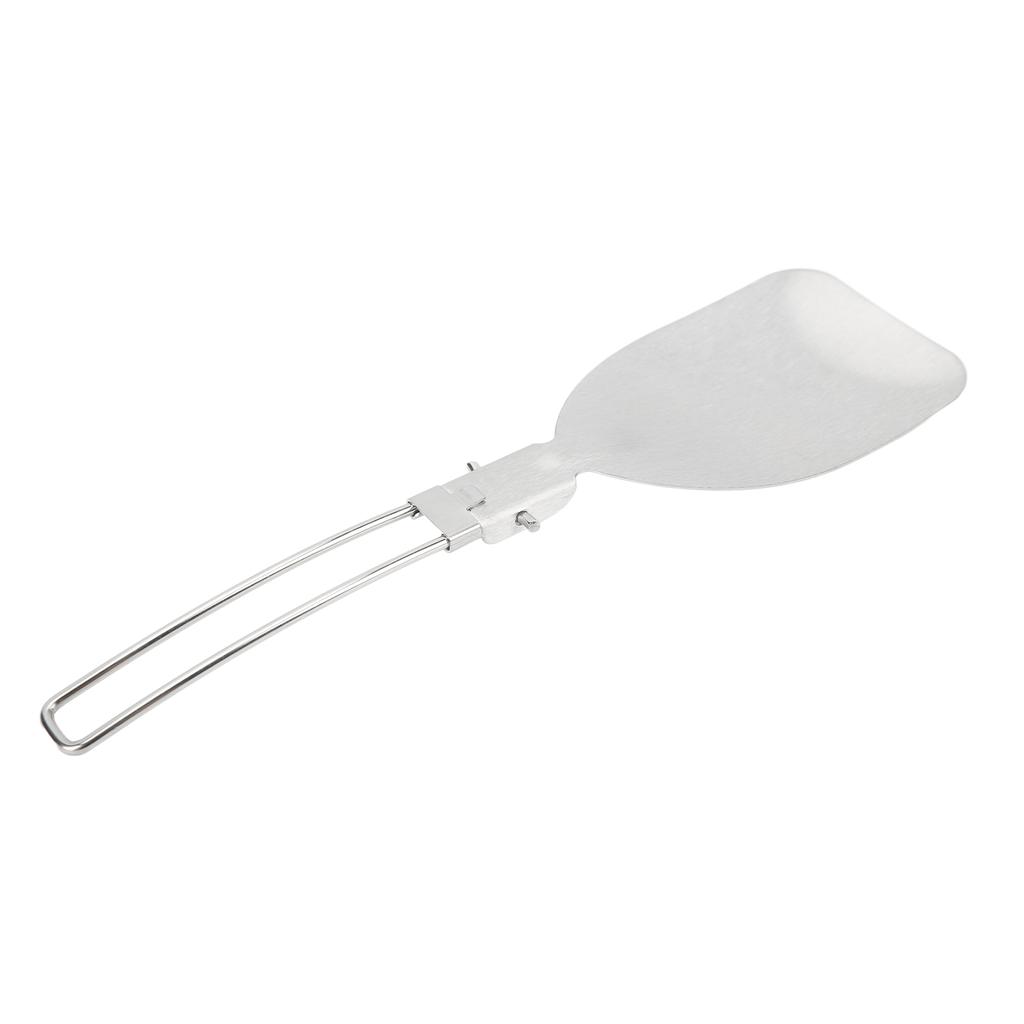 Cooking Spoon 304 Stainless Steel Prevent Scalding Folding Kitchen Rice Spoon for Outdoor Picnics Camping