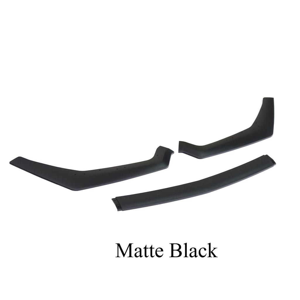 Front Spoiler Lower Lip Splitter For Ford Mustang 2018-2020 Black GT Style Front Blade Splitter Car Ornament Accessories