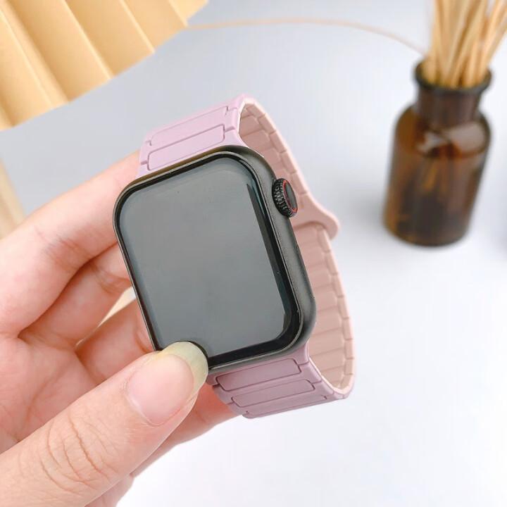 Silicone Magnetic strap for Apple Watch 10 9 8 7 6 5 watchband iwatch Ultra 49mm 45mm 42MM 46MM 41MM Replacement Band