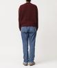 BEAT&SLNC Morrow Crewneck Cardigan (Burgundy)