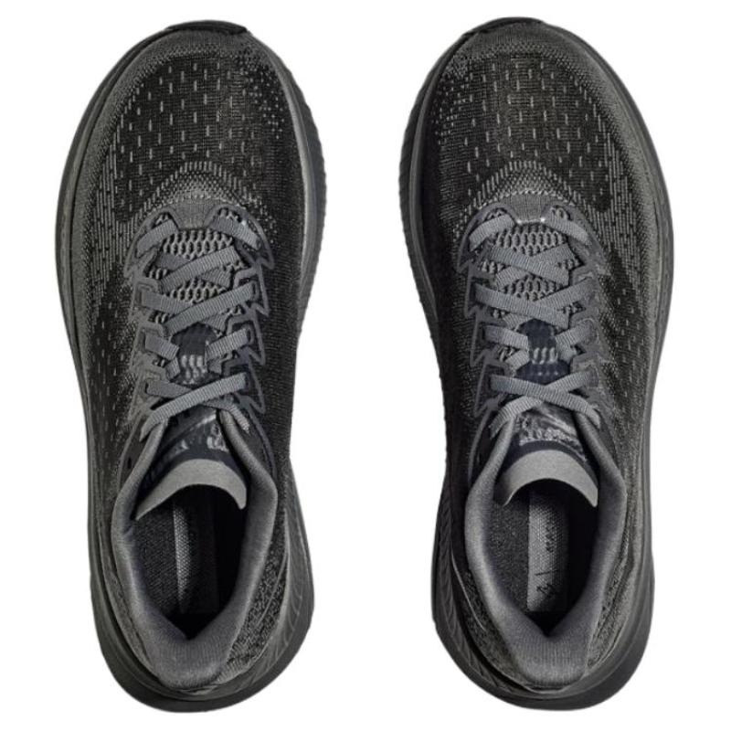 HOKA ONE ONE MACH 6 Slip Resistant Abrasion Resistant Low top Training Racing Running Shoes Men's Black Sneakers 1164032-BBLC
