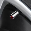 4Pcs Car Logo Wheel Tire Stem Air Valve Caps Covers Accessories For Mitsubishi 9 Ralliart X ASX L200 Colt Outlander Pajero Cross