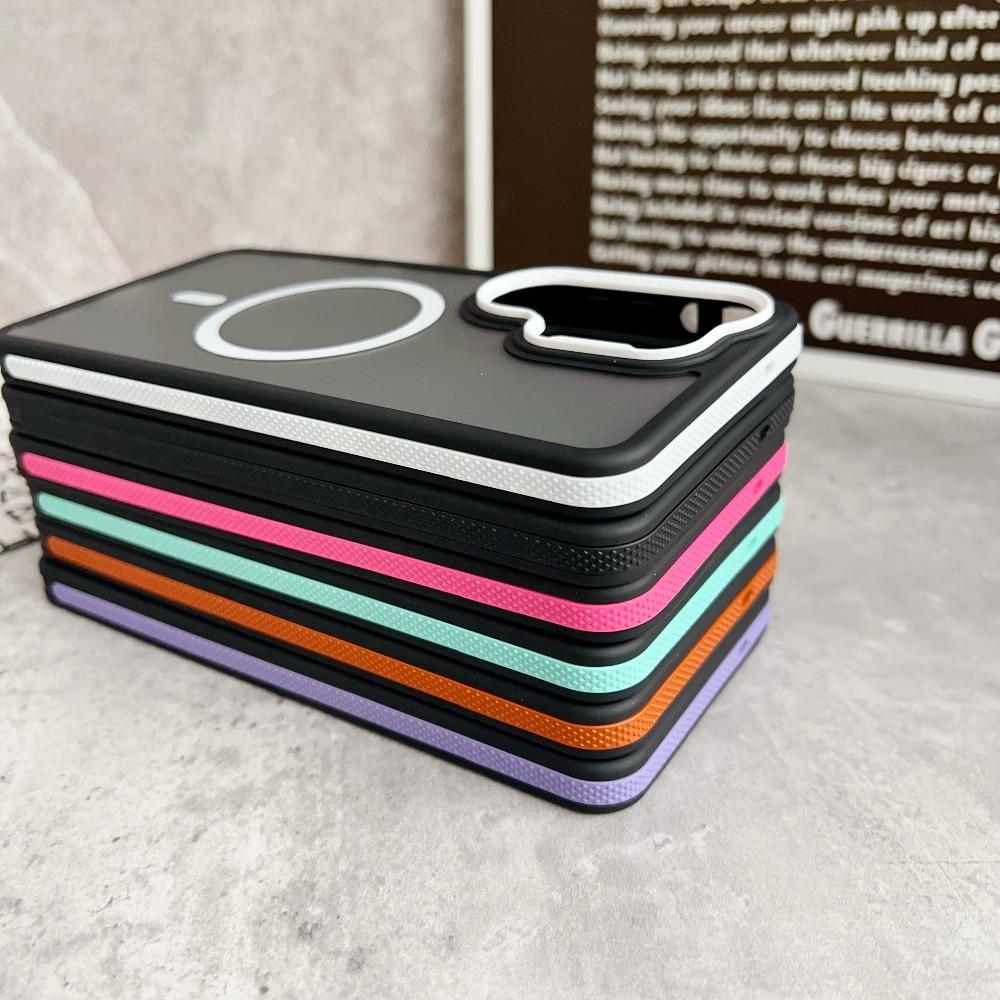 Frosted PC Colorful Anti-Slip Case For Ssamsung Galaxy S26 S25 Edge S24 S23 Ultra Plus FE Magnetic Charging Compatible Cover