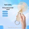 Portable USB Mini Handheld Fan with Lanyard - Silent for Indoor/Outdoor Use