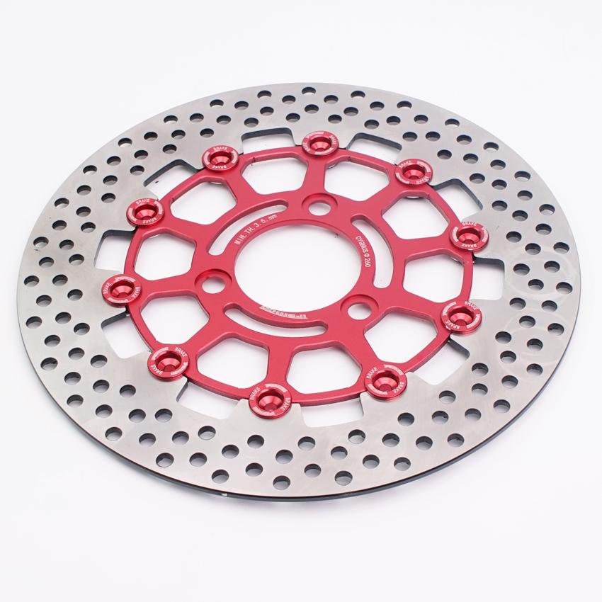 Brake Disc Rotor Motorcycle CNC Aluminum 260mm 3 Hole 5 Hole Pitching 70mm 59mm Floating Disc for Yamaha BWS WISP Motorbike