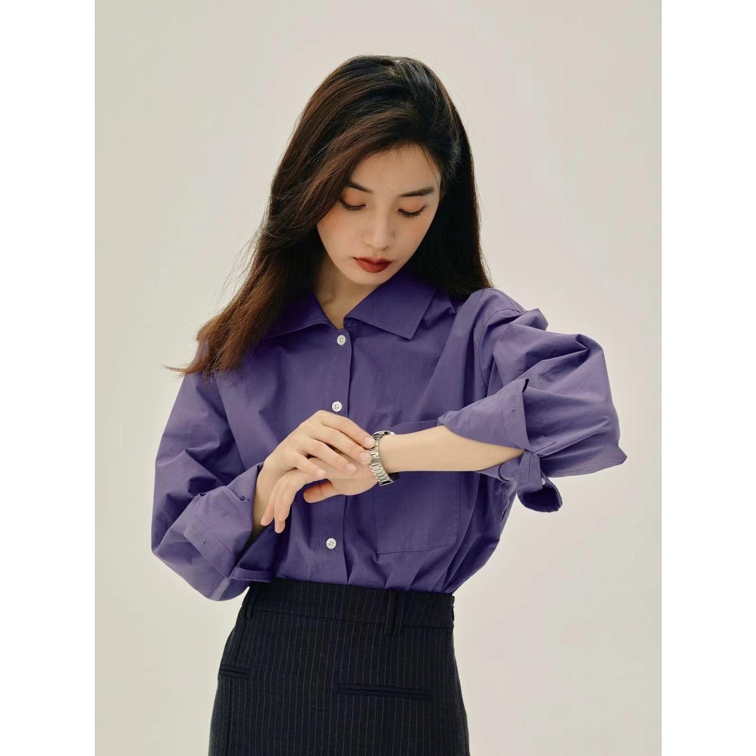 

Весенне-осенняя рубашка женская