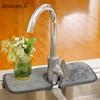 Kitchen Faucet Absorbent Mat Sink Splash Guard Silicone Faucet Splash Catcher Countertop Protector For Bathroom Kitchen Gadgets