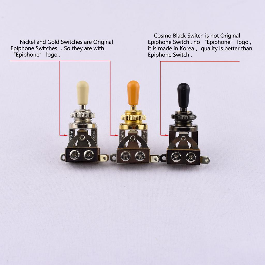 Original Genuine Epi 3-Way Toggle Switch Electric Guitar Pickup Selector Switch