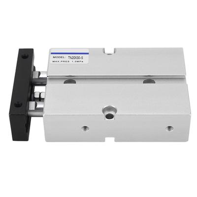 Pneumatikzylinder Pneumatisch 2 Kolbenstangen 2 Wellen Doppeltwirkend 0,1–1,0 MPa 30 mm Hub 20 mm Bohrung