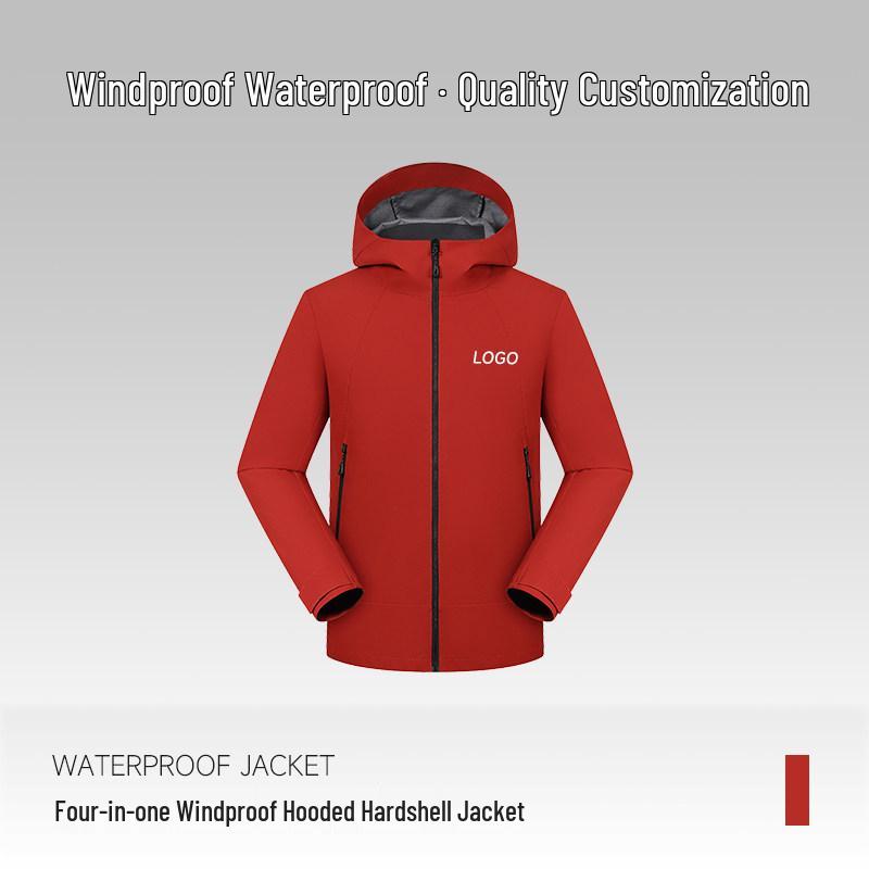 BMW Waterproof Workwear Jacket with Custom Logo for Employees - Stand-up Collar, Autumn/Winter Season