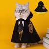 Trendy Pet Cape With Magical Academy Design For Small Dogs Spring/autumn Clothes For Cats And Dogs