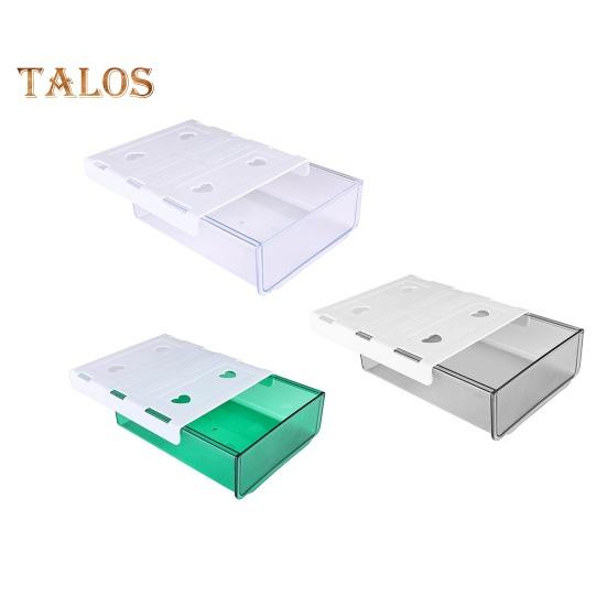 1 Set Under Desk Storage Box Pull-out Storage Transparent Practical Self-Adhesive Under Desk Drawer Home Use