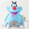 Oggy And The Cockroaches Plush Toy 35Cm Fat Cat Oggy Stuffed Animal Doll Soft Cartoon Anime Plush Pillow Birthday Gift