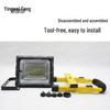 Portable USB Rechargeable LED Floodlight with Smart Power Display