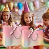 With Handles Party Favor Bag With Bow Ribbon Shopping Bags Wedding Celebration Present Wrap