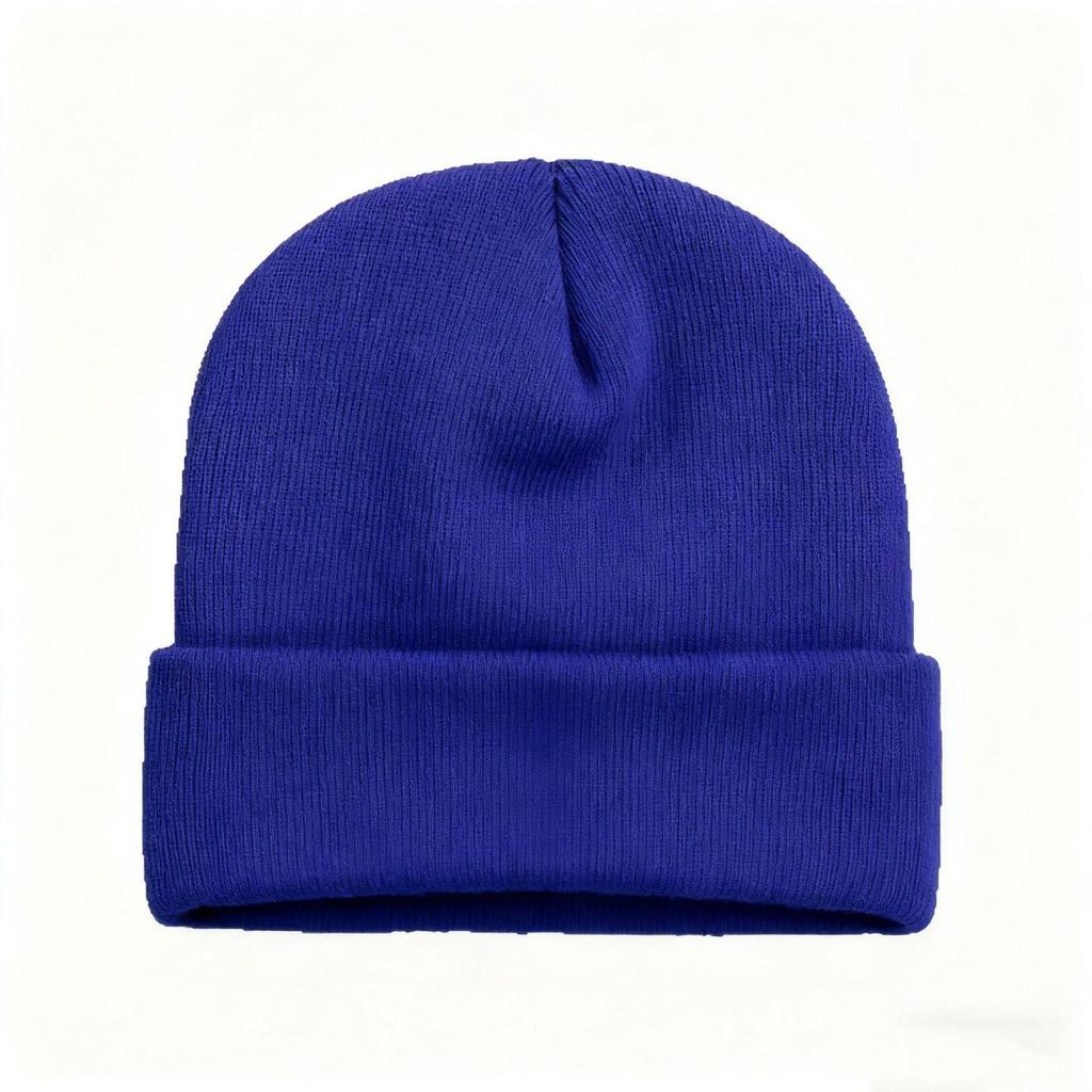 Všestranná trendy akrylová pletená čepice - Unisex podzim/zima Hip Hop styl pro ochranu před chladem.