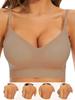 Women Seamless Underwear Sexy Adjustable Detachable Shoulder Straps Bra Summer Backless Invisible Tops Bralette Comfort Lingerie