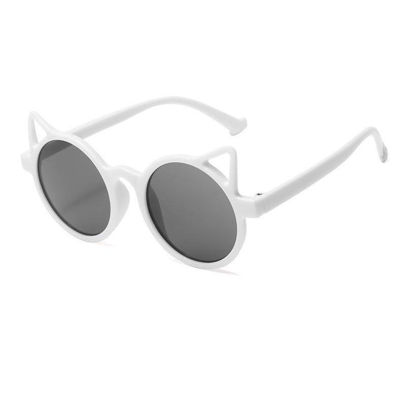 Girls Boys Cute Animal Cartoon Ears Sunglasses Outdoor Sun Protection Children Lovely Vintage Sunglasses Protection Classic Kids