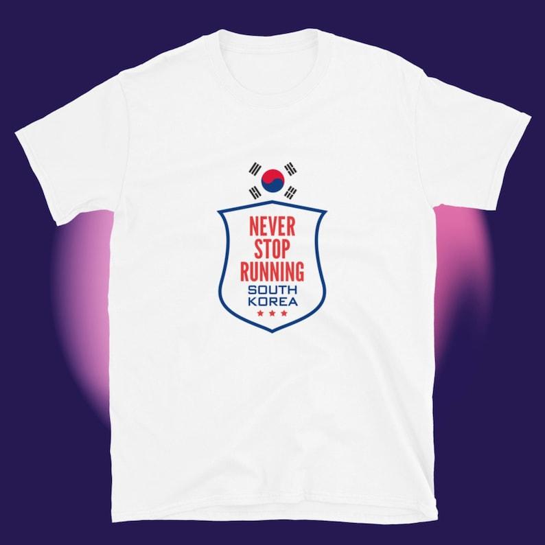 South Korea Never Stop Running T-Shirt XL