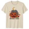 Spooky Vibes TShirt Spooky Cute Cat Halloween Gift For Him And Her