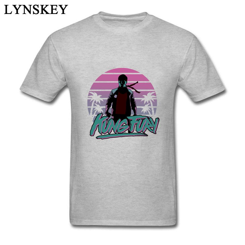 2018 New Film Movie T Shirts Kung Fury Unisexs Cool Tshirts Pure Cotton Round Collar Tees Shirts Hip Hop Street Sweatshirt