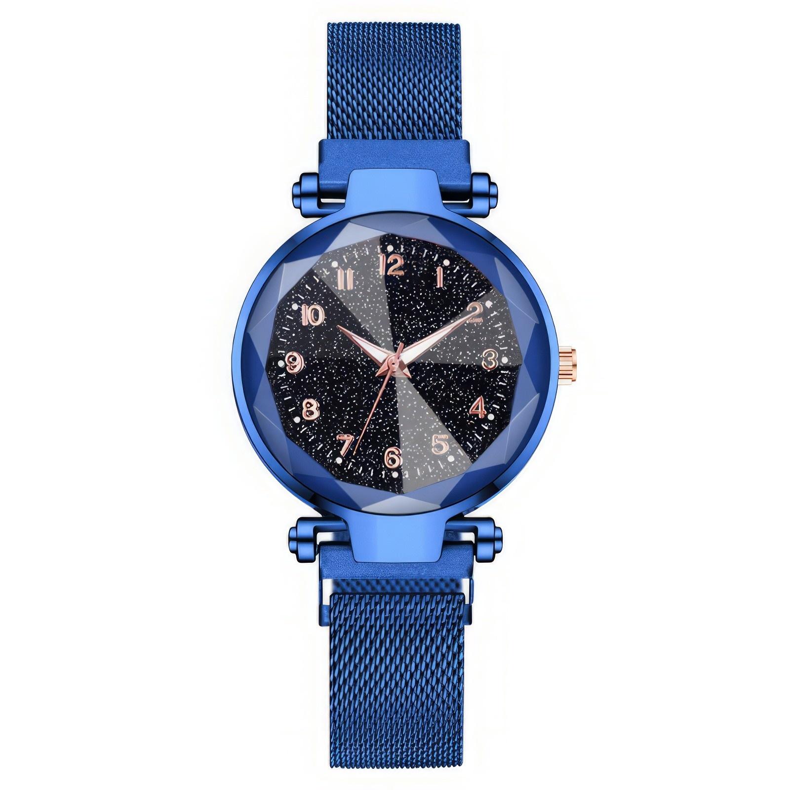 

Women Fashion Leather Watch One Size синий