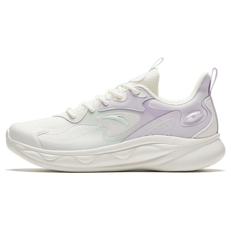 

Anta Mianbomb 2 Cushioning Slip Resistant Abrasion Resistant Low top Sprint Running Shoes Women s White Purple 922345577-1 36.5