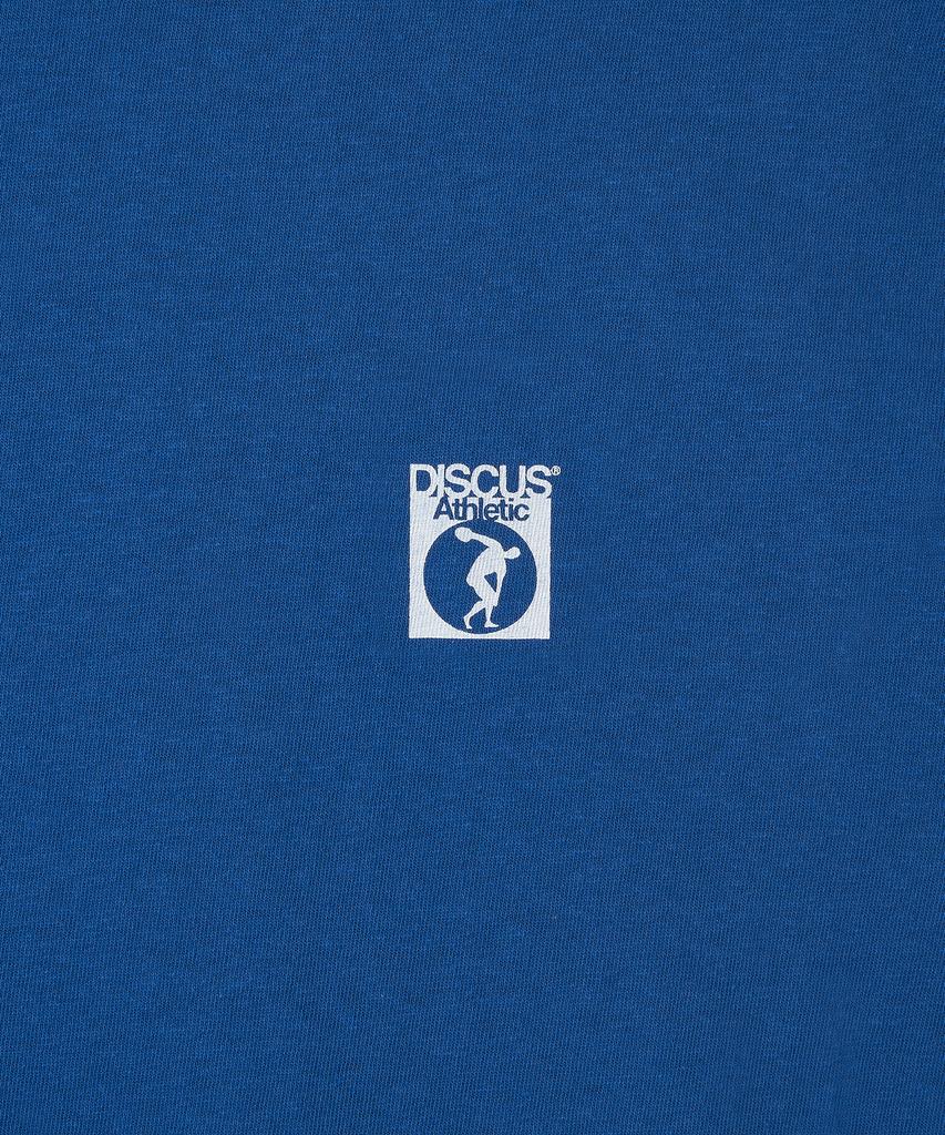 DISCUS ATHLETIC Heavyweight Regular Fit Small Logo T-Shirt Classic Blue