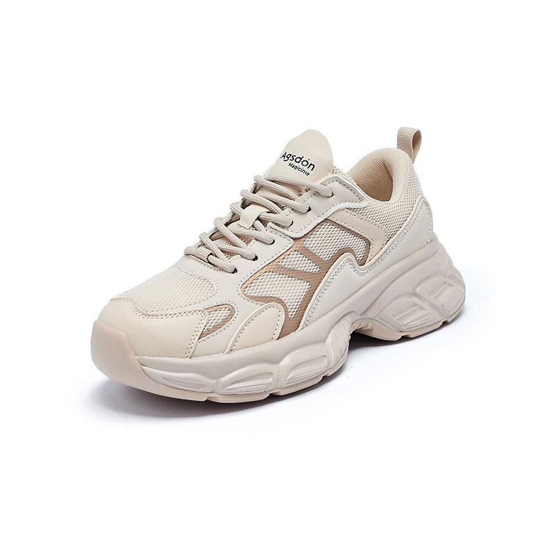 Augustine platform dad shoes women's 2025 new summer mesh lightweight casual sports shoes student running shoes