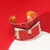 Kriss Kringle Merry Christmas Bangle Christmas Bell Sequin Elk Xmas Bracelet  Girl