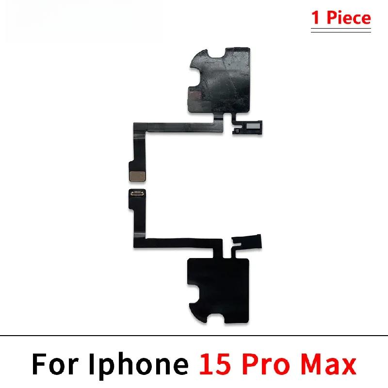 Front Ear Earpiece Speaker Proximity Light Sensor Flex Ribbon Cable for iPhone 13-16 PM with Mic Ear Speaker Ribbon Repair Parts