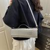 Niche design long handbag light luxury high texture temperament simple shoulder messenger bag solid color versatile women's bag