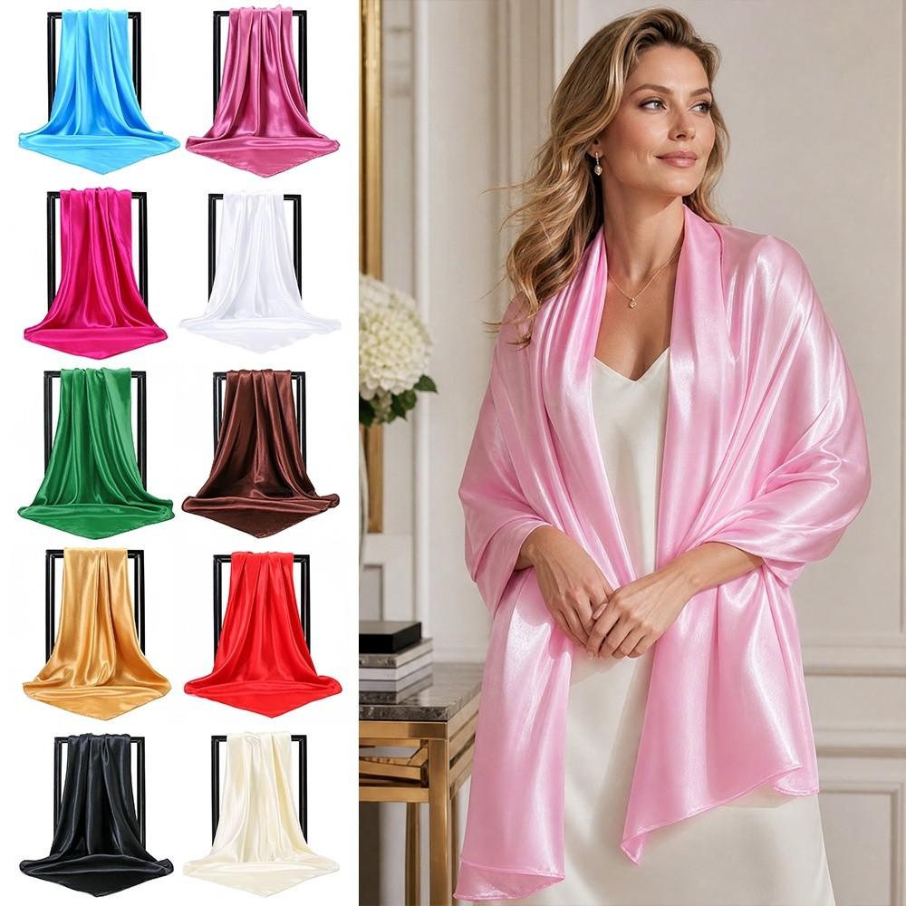 90cm Head Scarf Square Hijab Headband New Scarf Shawl Women's Fashion