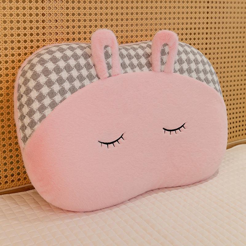 Frog Rabbit Cat Bear Plush Back Cushion Pillow Bedroom Decoration Cartoon Gift