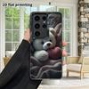 Phone Case: 2D Flat Samsung Galaxy A34 A35 M05 M06 S20 S22 S21 FE Plus 5G Protective Case, Couple Style, Love Heart Teddy Bear, Christmas and Hallowee