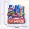 Singapore Refrigerator Stickers Merlion Souvenirs Golden Sand Hotel Fridge Magnets Home Decoration Wedding Gifts