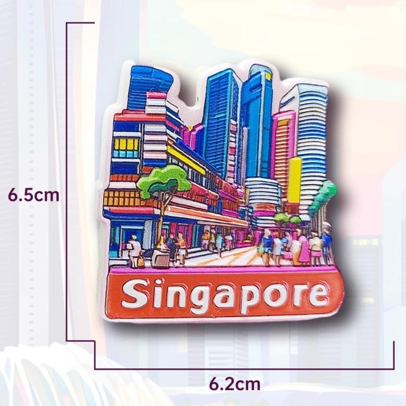 Singapore Refrigerator Stickers Merlion Souvenirs Golden Sand Hotel Fridge Magnets Home Decoration Wedding Gifts