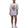 Jordan T Shirts Women's White Crew Neck Moderate FV7120-100