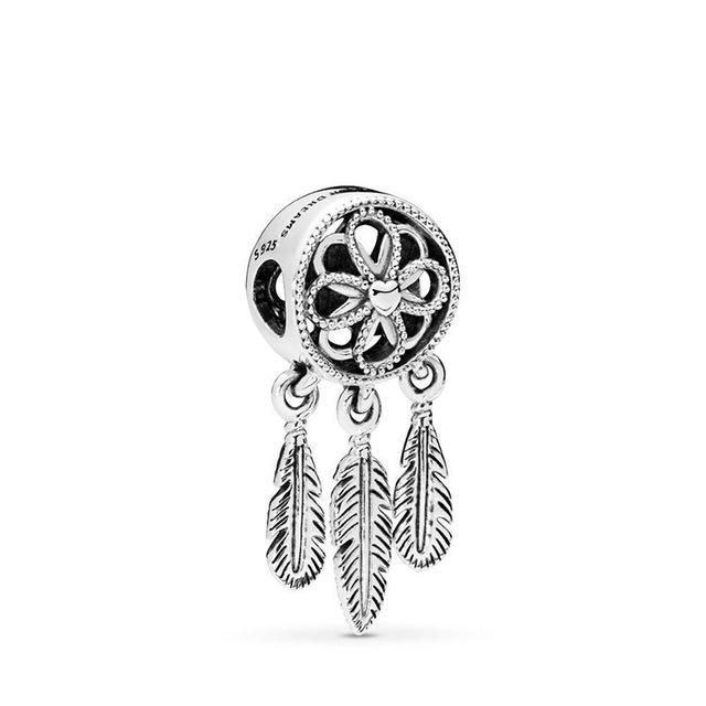 Charm din Argint Sterling S925, Pandantiv Floare Margaretă, 9 Modele, Zircon, Lanț de Siguranță, Mărgele Charmuri, Potrivit pentru Brățări Originale, Pandantiv DIY