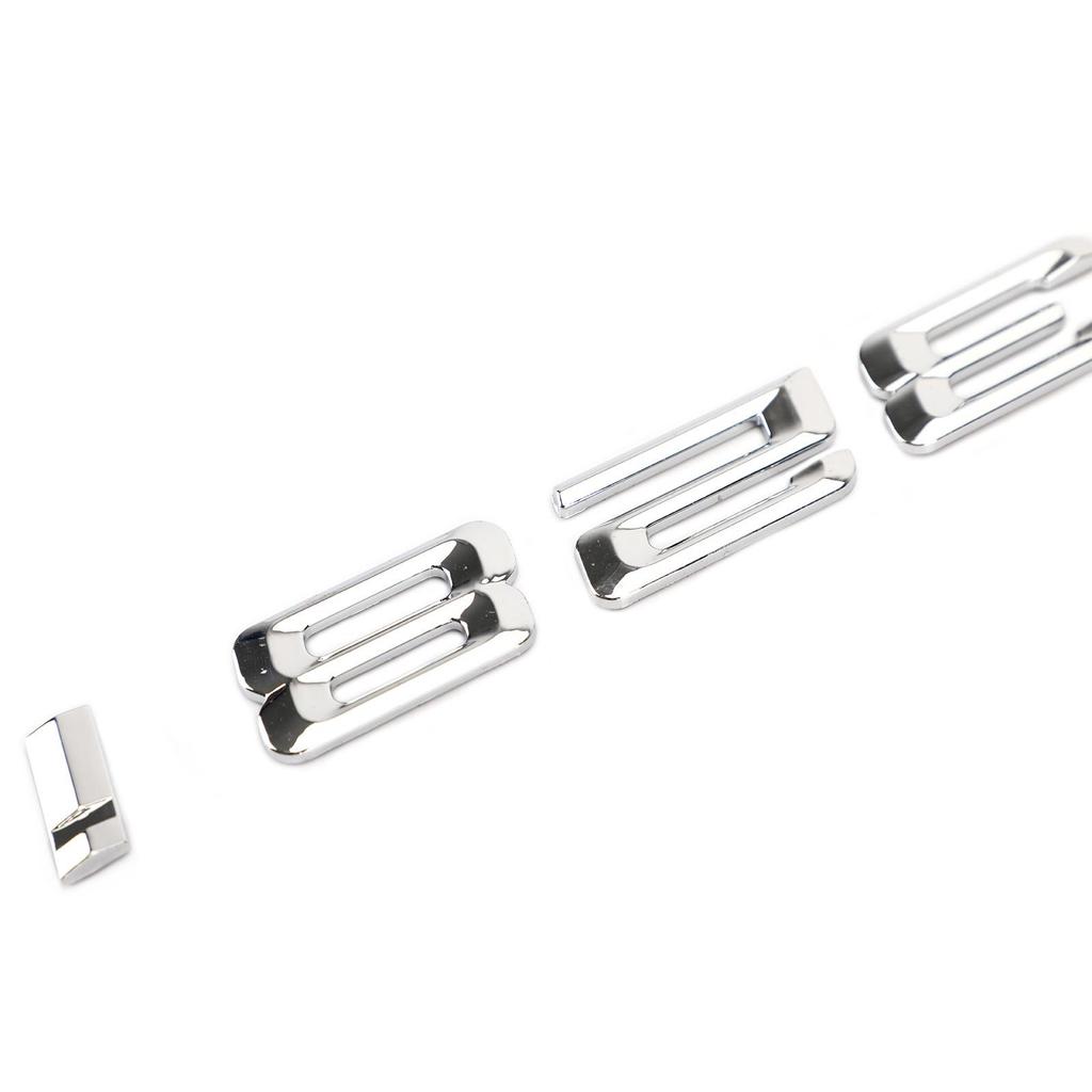 Heckklappe Namensschild Plakette Emblem Zahlen Buchstaben Aufkleber 328 i Passform 328i 335i 528i Chrom