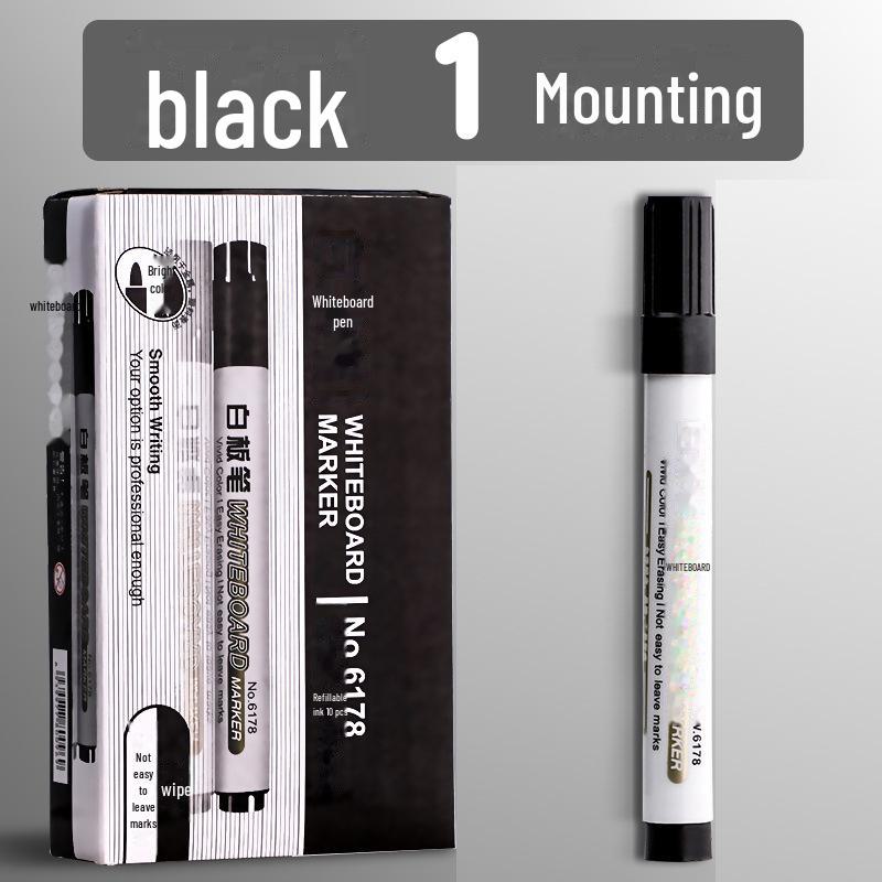 

Набор стираемых нетоксичных маркеров для белой доски: Черный, красный, синий — идеально подходит для учителей и детей