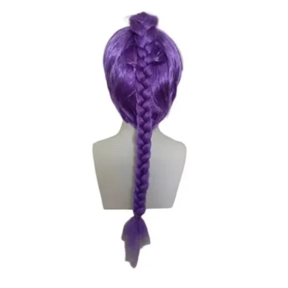 Parrucca Sintetica Rumi Mira Zoe Anime - Accessorio Costume da Cacciatrice di Demoni Bambina per Cosplay e Feste a Tema