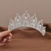 Headdress Wedding Crown Headwear Bride Tiara Retro Romantic Headband  Wedding  Forehead Ornaments